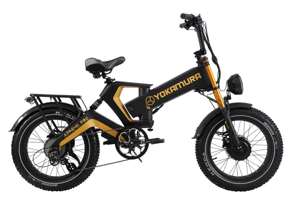 Электровелосипед Yokamura Apache Pro (Black Gold)