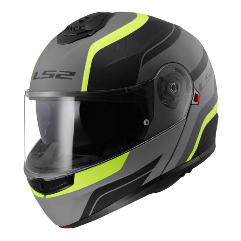 Шлем LS2 FF908 STROBE II MONZA Матовый черно-желтый